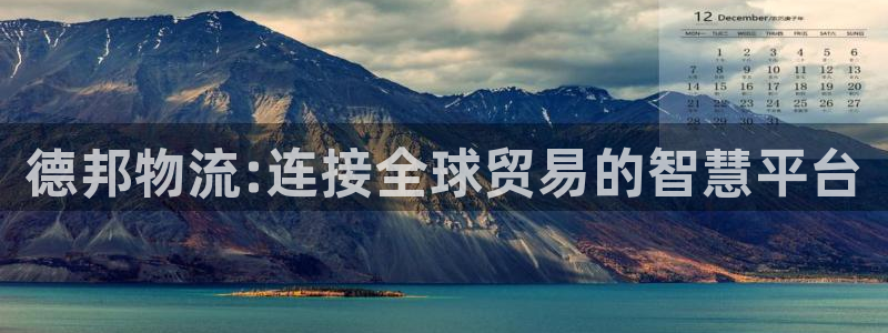 ,优游国际游戏官网入口：德邦物流:连接全球贸易的智慧平台
